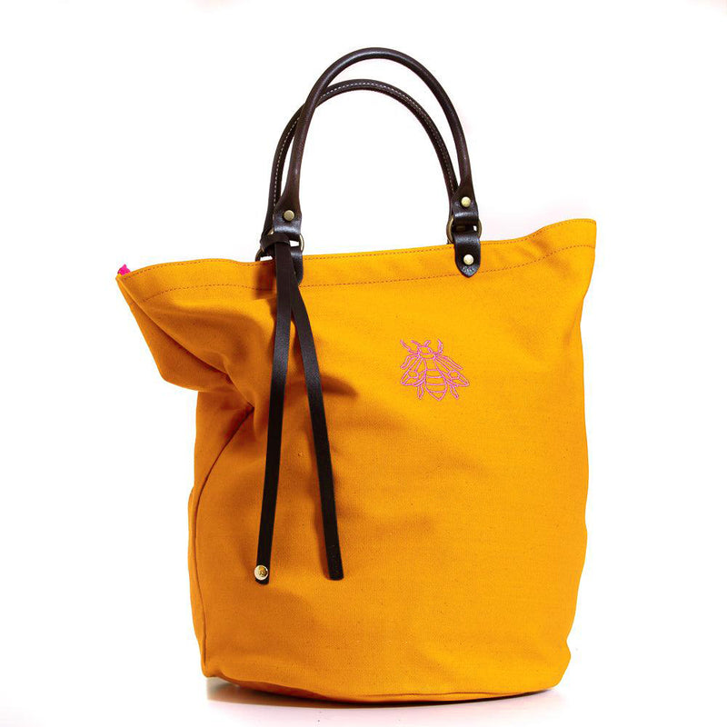Seville orange with pink bee