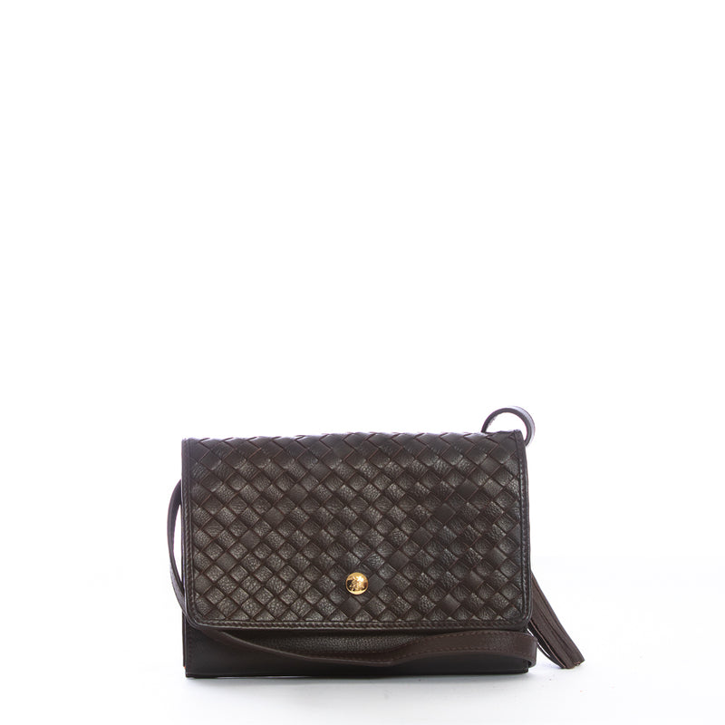 Valerie braided leather brown "now with a larger inner compartment"!